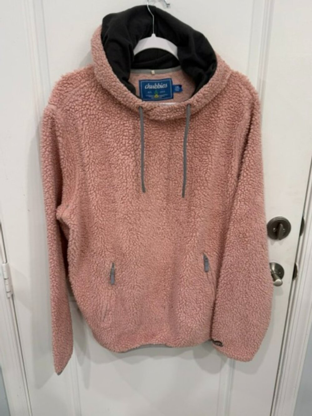 Chubbies Pink High Pile Fleece Hoodie